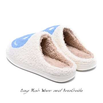 AIMINUO Happy Face Slippers for Cozy Winter Comfort