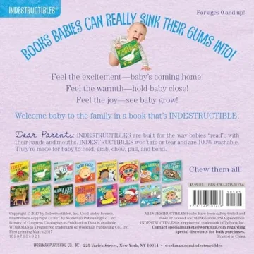 Indestructibles Baby Book Chew Proof & Washable
