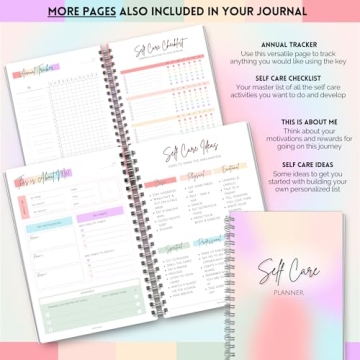 Templatables Self Care Planner - Pastel Rainbow 2022