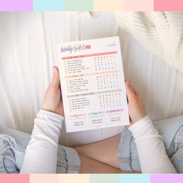 Templatables Self Care Planner - Pastel Rainbow 2022
