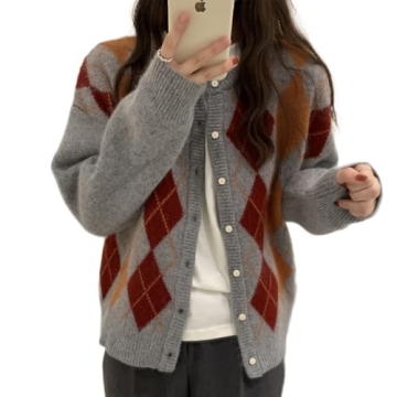 Trendy Fall Sweater for Women 2025 Stylish Y2K Cardigan