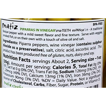 Matiz Piparras Guindilla Peppers - Authentic Spanish Flavor