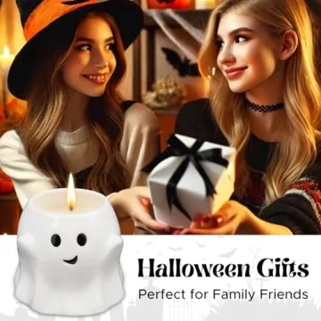 13OZ Halloween Ghost Candle for Spooky Celebrations