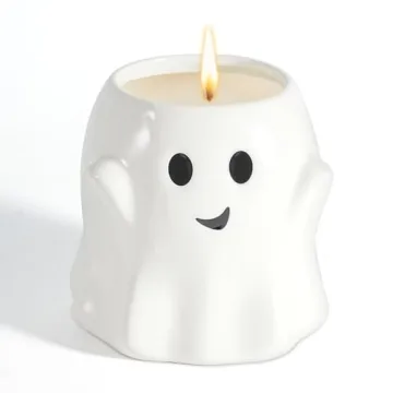13OZ Halloween Ghost Candle for Spooky Celebrations