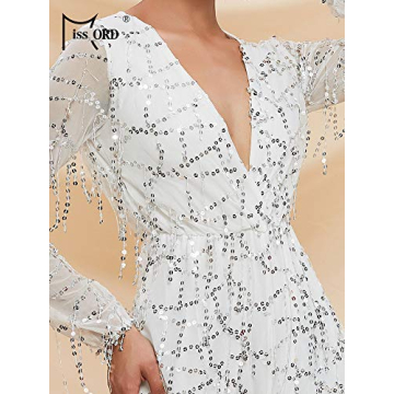 Stylish Miss ord Sequined Romper for Parties and Events