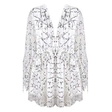 Stylish Miss ord Sequined Romper for Parties and Events