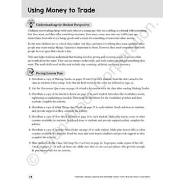 Evan-Moor Financial Literacy Lessons and Activities, Grade 1, Homeschool and Classroom Resource Workbook, Learn about Money, Earning, Paying, Buying, ... (Financial Literacy Lessons & Activities)