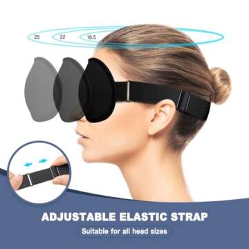 Ultrathin 3D Sleep Mask for Travel and Naps