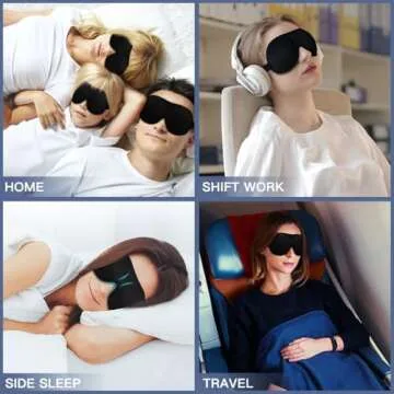 Ultrathin 3D Sleep Mask for Travel and Naps