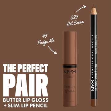 NYX Butter Gloss Brown Sugar - Non-Sticky Lip Shine