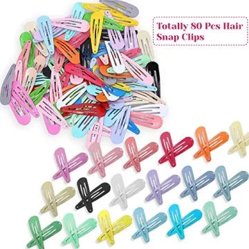 Anezus 80 Pcs Hair Clips - Non-Slip Barrettes for Everyone