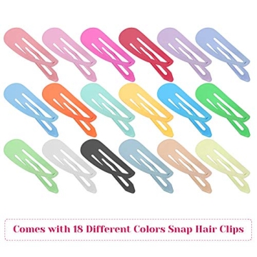 Anezus 80 Pcs Hair Clips - Non-Slip Barrettes for Everyone