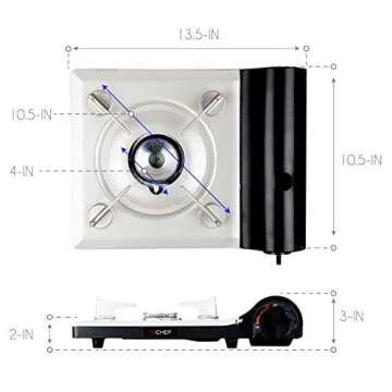 TECHEF - AGNI Portable Butane Gas Stove Burner, Camp Stove, Made in Korea