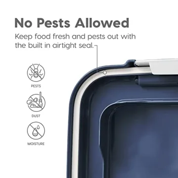 Airtight Dog Food Storage Container - Stackable & Mobile