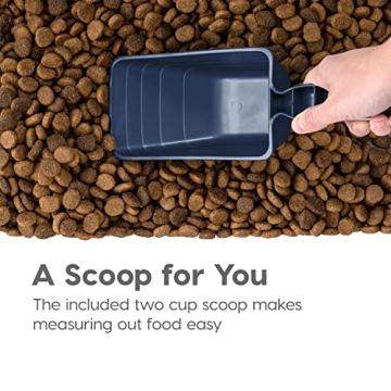 Airtight Dog Food Storage Container - Stackable & Mobile