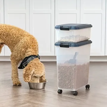 Airtight Dog Food Storage Container - Stackable & Mobile