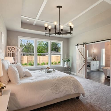 ASGYISA Industrial 6-Ceiling Light Chandelier Fixture