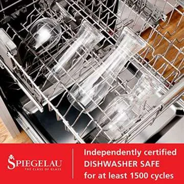 Spiegelau Classic Tulip Beer Glass, European-Made Crystal Drinking Glasses Perfect for Belgian Ales, IPA Beers, Cocktails, Sodas, Beverages, Smoothies, Home Bar Accessories, 15.5 oz, Set of 4