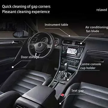 Auto Car Detailing Brush Set for Gentle Cleaning