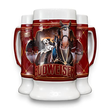 2022 Budweiser Clydesdale Holiday Stein: Limited Edition Collectible Mug