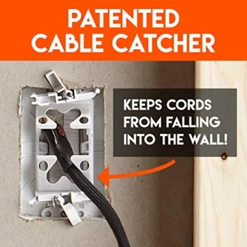 Best ECHOGEAR Wall Brush Plate for Hiding Cables