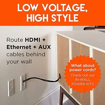 Best ECHOGEAR Wall Brush Plate for Hiding Cables