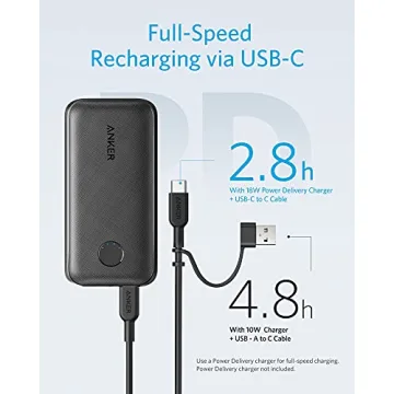 Anker PowerCore 10000mAh Portable Charger - Fast Charging