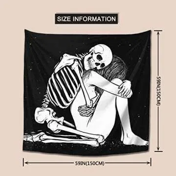 Skull Tapestry for Living Room or Bedroom Decor