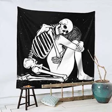 Skull Tapestry for Living Room or Bedroom Decor