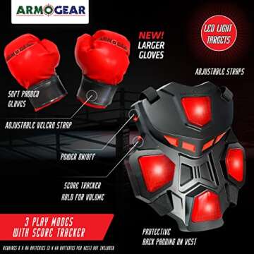 ArmoGear Electronic Boxing Game - Fun for Teens & Kids