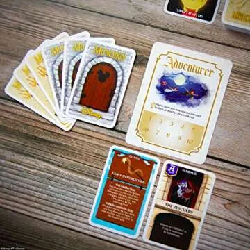 USAOPOLY Munchkin: Disney Card Game - Battle Villains and Collect Treasures!