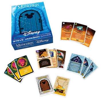 USAOPOLY Munchkin Disney Card Game for Family Fun