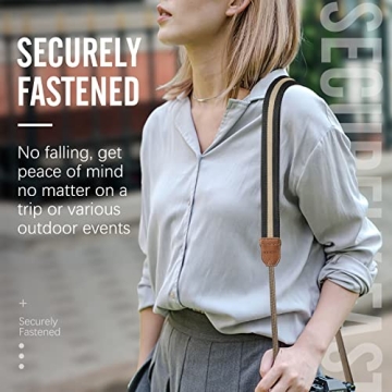 MoKo Adjustable Cotton Camera Strap for All Photographers