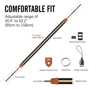 MoKo Adjustable Cotton Camera Strap for All Photographers