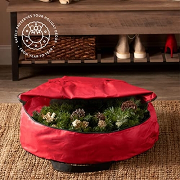 ZOBER Christmas Wreath Storage Container - 36 Inch