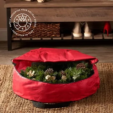 ZOBER Christmas Wreath Storage Container - 36 Inch