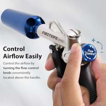 FIRSTINFO Adjustable Air Flow Blow Gun for All Cleaning Tasks