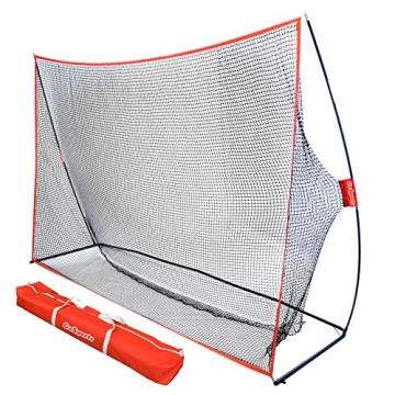 GoSports 10 ft x 7 ft Golf Practice Hitting Net - Personal Driving Range for Indoor or Outdoor Pract...