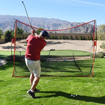 GoSports 10 ft Golf Practice Hitting Net for All Skill Levels