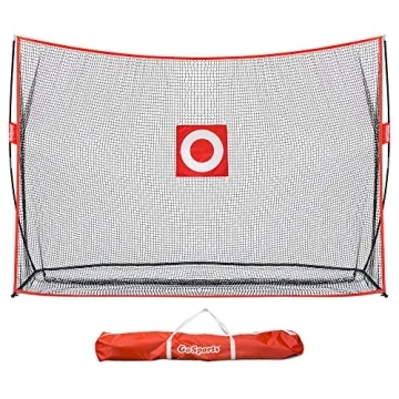 GoSports 10 ft Golf Practice Hitting Net for All Skill Levels