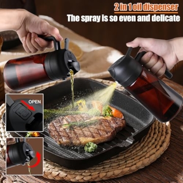 2-in-1 Oil Dispenser and Sprayer - 470ml