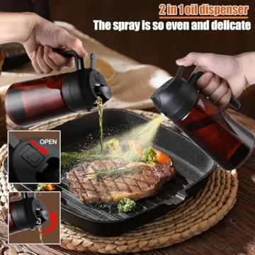 2-in-1 Oil Dispenser and Sprayer - 470ml