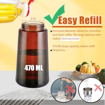 2-in-1 Oil Dispenser and Sprayer - 470ml