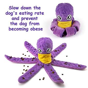 TOTARK Dog Snuffle Toy Dog Enrichment Toys, Dogs Puzzle Games Interactive Puppy Toys Chew Toys Slow Feeder Game for Boredom Treat Dispensing Toys Snuffle Dog Mat for Large Breed Medium and Small Dogs