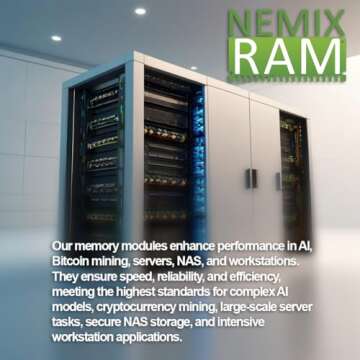NEMIX RAM 2TB (8X256GB) DDR4 3200MHZ PC4-25600 8Rx4 1.2V CL22 288-PIN ECC RDIMM Registered Server Memory KIT
