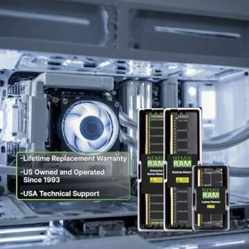 NEMIX RAM 2TB (8X256GB) DDR4 3200MHZ PC4-25600 8Rx4 1.2V CL22 288-PIN ECC RDIMM Registered Server Memory KIT