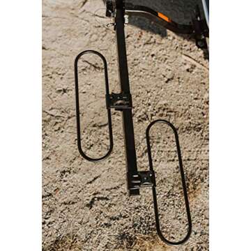 Swagman Bicycle Carrier TRAVELER XC2 RV Approved Hitch Mount Bike Rack , Black