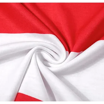 Stylish MAXIMGR USA Flag Off The Shoulder Top for Women