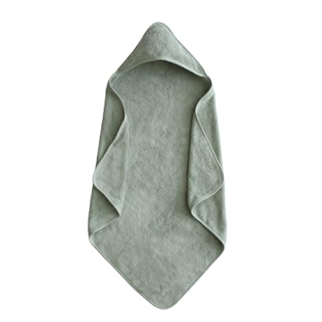 Mushie Organic Cotton Baby Hooded Towel - Soft and Absorbent
