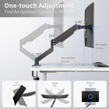Optimize Your Workspace with Suptek Monitor Mount